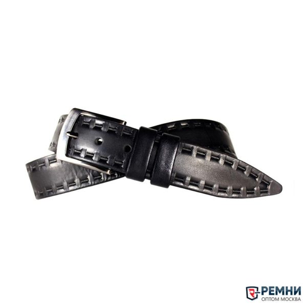 Belt Premium 40 мм, черный, рисунок