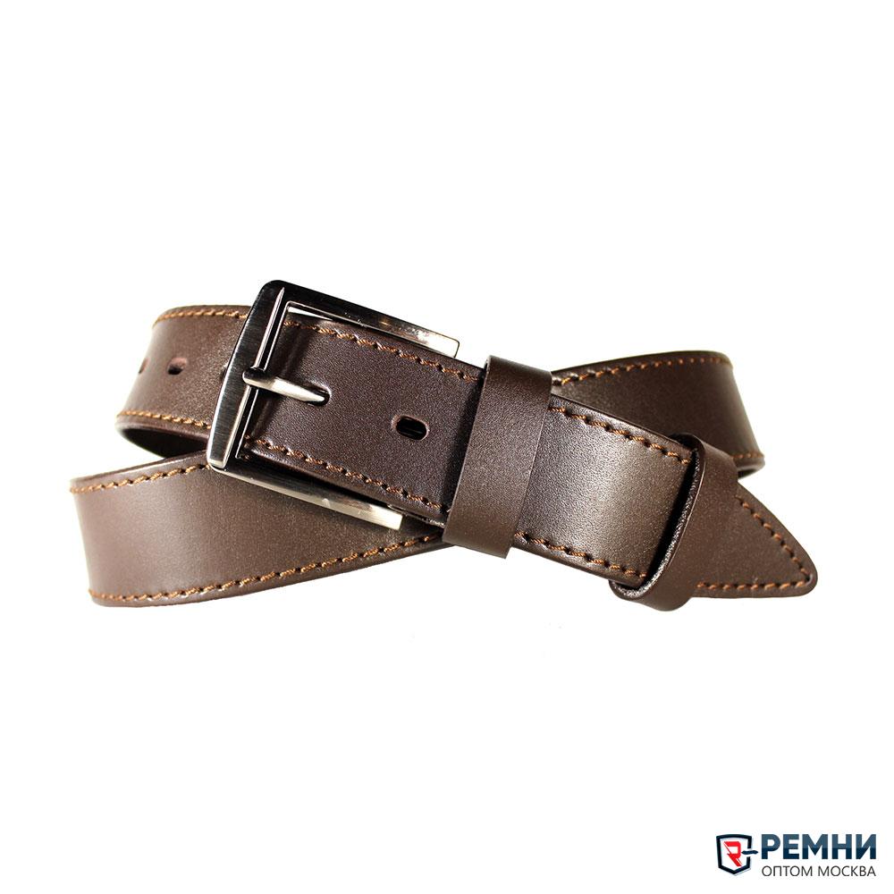 Belt Premium 40 мм,  коричневый, гладкий